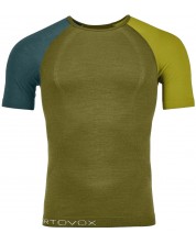 Мъжка тениска Ortovox - 120 Comp Light SS M, жълта