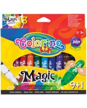 Магически флумастери Colorino Kids - 9 + 1 броя -1
