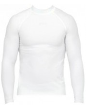 Мъжка блуза Nike - GFA NP WM LS COMP MOCK, бяла