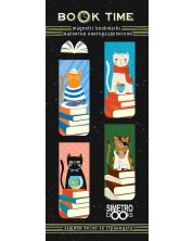 Магнитни книгоразделители Simetro Book Time - Котки и книги