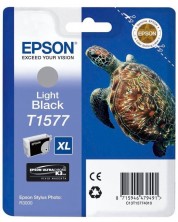 Мастилница Epson - T1577, за Epson Stylus Photo R3000, light black -1