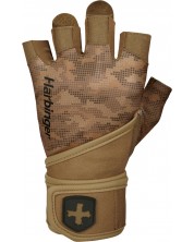 Мъжки ръкавици Harbinger - Pro Wrist Wraps 2.0, с накитници , кафяви