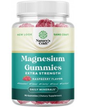 Magnesium Gummies, 90 желирани таблетки, Nature's Craft -1