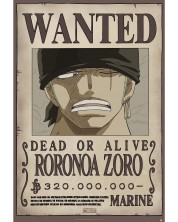 Макси плакат GB eye Animation: One Piece - Zoro Wanted Poster -1