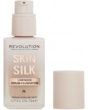 Makeup Revolution Фон дьо тен-серум Skin Silk, F9, 23 ml -1