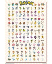 Макси плакат GB eye Games: Pokemon - Kanto 151 French