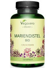 Mariendistel Bio, 120 капсули, Vegavero -1
