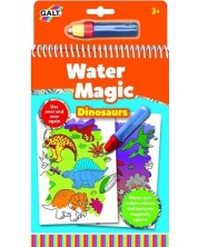 Магическа книжка за рисуване с вода Galt - Динозаври -1