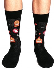 Мъжки чорапи Crazy Sox - Казино, размер 40-45