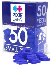 Малки силиконови пиксели Pixie Crew - Сини, 50 броя -1