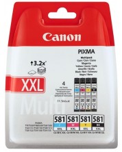 Мастилница Canon - CLI-581 XXL, за PIXMA TS 9150, C/M/Y/BK -1