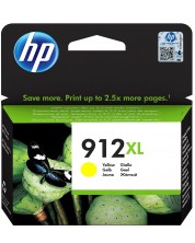 Мастилница HP - 912XL, за OfficeJet 801x/Pro802x, жълта -1