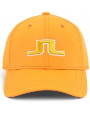 Мъжка шапка с козирка J.Lindeberg - Angus, оранжева -1