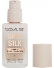 Makeup Revolution Фон дьо тен-серум Skin Silk, F7, 23 ml -1