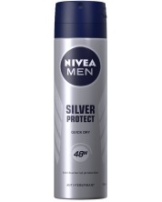 Nivea Men Спрей дезодорант Silver Protect, 150 ml -1