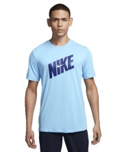 Мъжка тениска Nike - Dri-FIT Fitness, размер XXL, синя -1