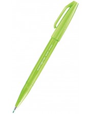 Маркер четка Pentel Sign Pen - SES15C, светлозелен -1