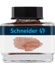 Мастило за писалка Schneider - 15 ml, коняк -1