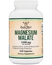 Magnesium Malate, 420 капсули, Double Wood -1