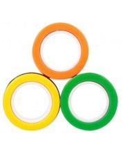 Магнитни пръстени за трикове Johntoy - Жълт, зелен и оранжев -1