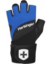 Мъжки ръкавици Harbinger - Training Grip 2.0, с накитници , сини -1
