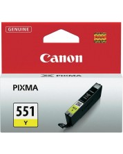 Мастилница Canon - CLI-551 Y, за PIXMA IP 7250, Yellow -1