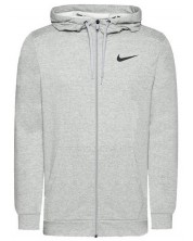 Мъжки суитшърт Nike - DF Fitness Full-Zip Hoodie, сив