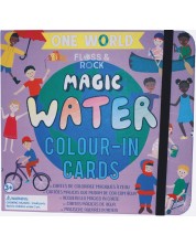 Магически карти Floss&Rock - Оцветявай с вода, Един свят -1