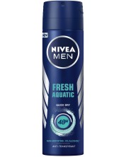 Nivea Men Спрей дезодорант Fresh Aquatic, 150 ml -1