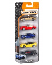 Детска играчка Mattel Matchbox - Комплект 5 бр колички. асортимент -1