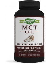 MCT Oil, 180 капсули, Nature’s Way -1