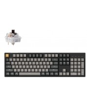 Механична клавиатура Keychron - C2 Pro QMK, K Pro Brown, RGB, черна -1