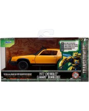 Метална количка Jada Toys - Transformers, 1977 Chevrolet Camaro T7 Bumblebee, 1:32