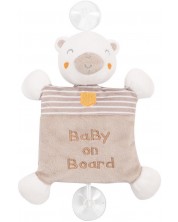 Мека играчка KikkaBoo - My Teddy, Бебе в колата -1