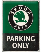 Метална табелка Nostalgic Art - Skoda Parking Only