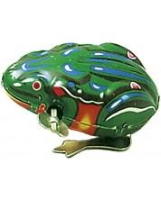 Метална играчка Goki - Скачаща жаба -1