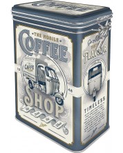 Метална кутия с клипс Nostalgic Art - Coffee Shop -1