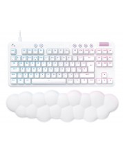 Механична клавиатура Logitech - G713, Tactile RGB, US, Off White -1