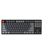 Механична клавиатура Keychron - K8, TKL Aluminum, Clicky, RGB, черна -1