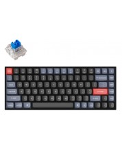 Механична клавиатура Keychron - K2 Pro, H-S, Blue, White LED, черна -1