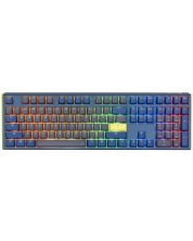 Механична клавиатура Ducky - One 3 DayBreak, Cherry, RGB, синя