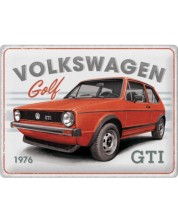 Метална табелка Nostalgic Art VW - Golf GTI 1976 -1