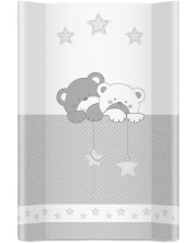 Мека подложка за повиване с борд Albero Mio - 70 x 47 cm, Bear Dreams, Grey -1