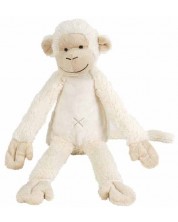 Мека играчка Happy Horse - Маймунката Mickey, бяла, 43 cm -1