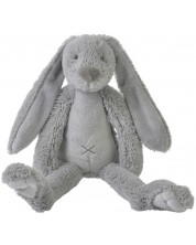 Мека играчка Happy Horse - Зайчето Richie, светлосиво, 38 cm -1