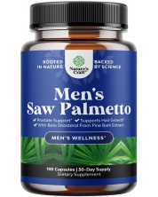 Men's Saw Palmetto, 100 капсули, Nature's Craft -1