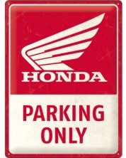 Метална табелка Nostalgic Art Honda - Parking Only -1