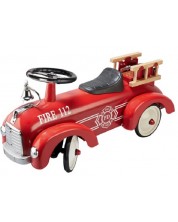 Метална кола за яздене Goki - Пожарна