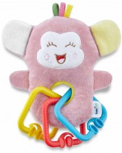 Мека играчка BabyJem - Mini Monkey, Rose -1
