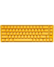 Механична клавиатура Ducky - One 3, MX Cherry Black, RGB, жълта